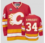 nhl calgary flames #34 kiprusoff red[30th]