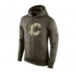 nhl jerseys calgary flames nike green salute to service[pullover hooded sweatshirt]