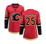 Women Calgary Flames #25 Joe Nieuwendyk Fanatics Branded Red Home Breakaway Hockey Jersey