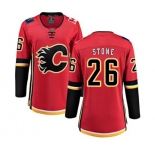 Women Calgary Flames #26 Michael Stone Fanatics Branded Red Home Breakaway Hockey Jersey
