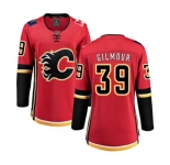 Women Calgary Flames #39 Doug Gilmour Fanatics Branded Red Home Breakaway Hockey Jersey