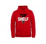 Calgary Flames Scarlet Top Shelf Pullover Hoodie