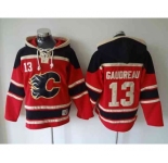 nhl jerseys calgary flames #13 gaudreau red[pullover hooded sweatshirt][gaudreau]