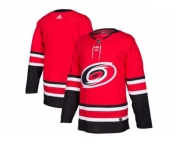 Men Adidas Carolina Hurricanes Blank Red Home Authentic Stitched NHL Jersey