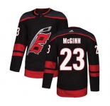 Men's Carolina Hurricanes #23 Brock McGinn Black Alternate Hockey Jersey