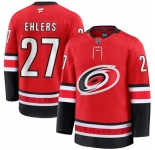 Men's Carolina Hurricanes #27 Nikolaj Ehlers Red 2024-25 Alternate Stitched Hockey Jersey