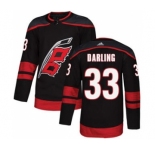 Men's Carolina Hurricanes #33 Scott Darling Black Alternate Stitched Hockey Jersey