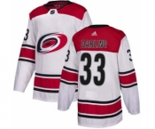 Men's Carolina Hurricanes #33 Scott Darling White Road Stitched Hockey Jersey