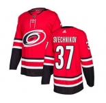 Men's Carolina Hurricanes #37 Andrei Svechnikov Red Home Stitched Hockey Jersey