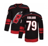 Men's Carolina Hurricanes #79 Michael Ferland Black Alternate Stitched Hockey Jersey