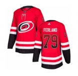 Men's Carolina Hurricanes #79 Michael Ferland Red Home Drift Fashion Stitched Hockey Jersey