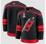 Men's Carolina Hurricanes Blank Black 2026 Stanley Cup Champions Home Stitched Jersey