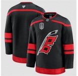 Men's Carolina Hurricanes Blank Black 2026 Stanley Cup Final Home Premium Hockey Stitched Jersey