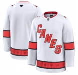 Men's Carolina Hurricanes Blank White 2024-25 Away Stitched Hockey Jersey