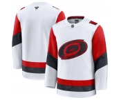 Men's Carolina Hurricanes Blank White 2025 Away Stitched Hockey Jersey