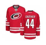 Men's Reebok Carolina Hurricanes #44 Julien Gauthier Authentic Red Home NHL Jersey
