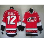nhl jerseys carolina hurricanes 12# staal red