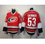 nhl jerseys carolina hurricanes #53 jeff skinner red