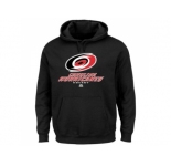 Carolina Hurricanes Majestic Black Critical Victory VIII Fleece Hoodie