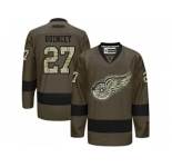 Detroit Red Wings #27 Kyle Quincey Green Salute to Service Stitched NHL Jersey
