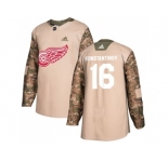Men Adidas Detroit Red Wings #16 Vladimir Konstantinov Camo Authentic 2017 Veterans Day Stitched NHL Jersey