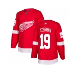 Men Adidas Detroit Red Wings #19 Steve Yzerman Red Home Authentic Stitched NHL Jersey