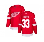 Men Adidas Detroit Red Wings #33 Kris Draper Red Home Authentic Stitched NHL Jersey