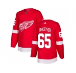 Men Adidas Detroit Red Wings #65 Danny DeKeyser Red Home Authentic Stitched NHL Jersey