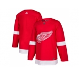 Men Adidas Detroit Red Wings Blank Red Home Authentic Stitched NHL Jersey