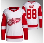Men Detroit Red Wings #88 Patrick Kane White Stitched Jersey