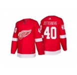Men's Detroit Red Wings #40 Henrik Zetterberg Red Home 2017-2018 adidas Hockey Stitched NHL Jersey