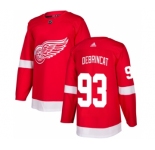 Men's Detroit Red Wings #93 Alex DeBrincat Red Stitched Jersey
