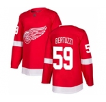 Men's Red Wings #59 Tyler Bertuzzi Red Home Stitched Hockey Jersey
