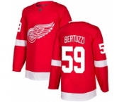 Men's Red Wings #59 Tyler Bertuzzi Red Home Stitched Hockey Jersey