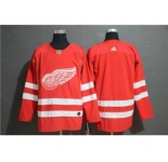 Men's Red Wings Blank Red Stitched Hockey Hockey Jersey