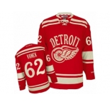 Men's Reebok Detroit Red Wings #62 Thomas Vanek Authentic Red 2014 Winter Classic NHL Jersey