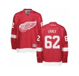 Men's Reebok Detroit Red Wings #62 Thomas Vanek Authentic Red Home NHL Jersey