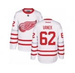Men's Reebok Detroit Red Wings #62 Thomas Vanek Authentic White 2017 Centennial Classic NHL Jersey
