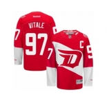 Men's Reebok Detroit Red Wings #97 Joe Vitale Authentic Red 2016 Stadium Series NHL Jersey