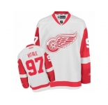 Men's Reebok Detroit Red Wings #97 Joe Vitale Authentic White Away NHL Jersey