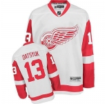 nhl deroit red wings #13 pavel white
