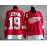 nhl deroit red wings #19 yzerman red ccm