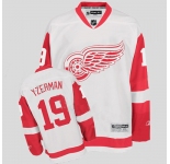 nhl deroit red wings #19 yzerman white