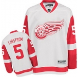 nhl deroit red wings #5 lidstrom white