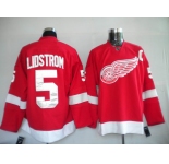 nhl detoit red wings #5 fidstrom  red C