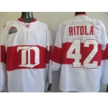 nhl jerseys deroit red wings #42 ritola white (winter classic)