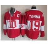 nhl jerseys detroit red wings #19 yzerman red[patch C]