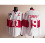 nhl jerseys detroit red wings #19 yzerman white[winter classic]