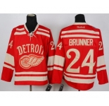 nhl jerseys detroit red wings #24 brunner red[2014 winter classic][brunner]
