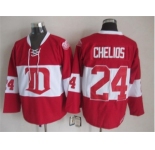 nhl jerseys detroit red wings #24 chelios red[chelios]